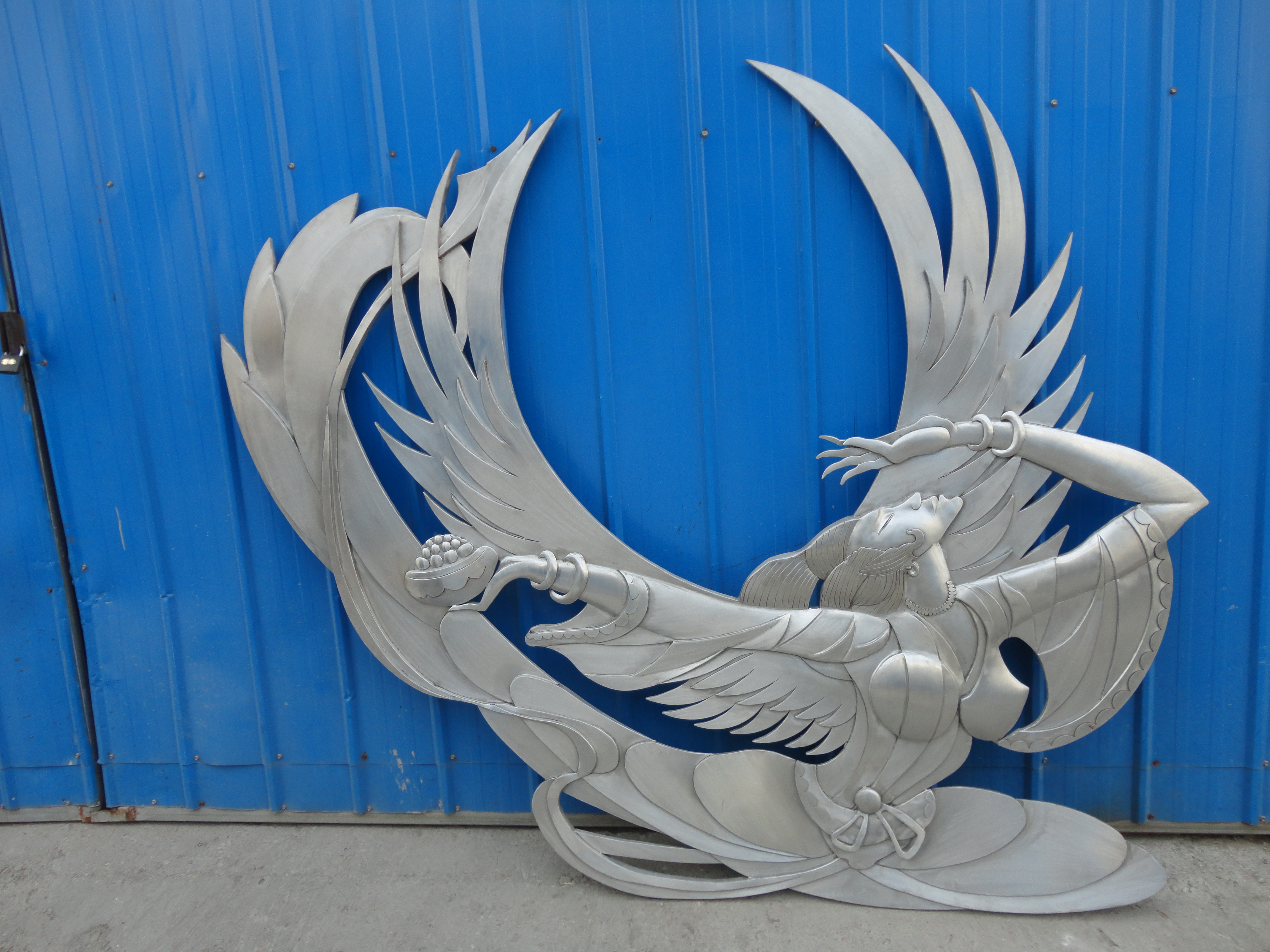 宏偉大氣的城市不銹鋼雕塑